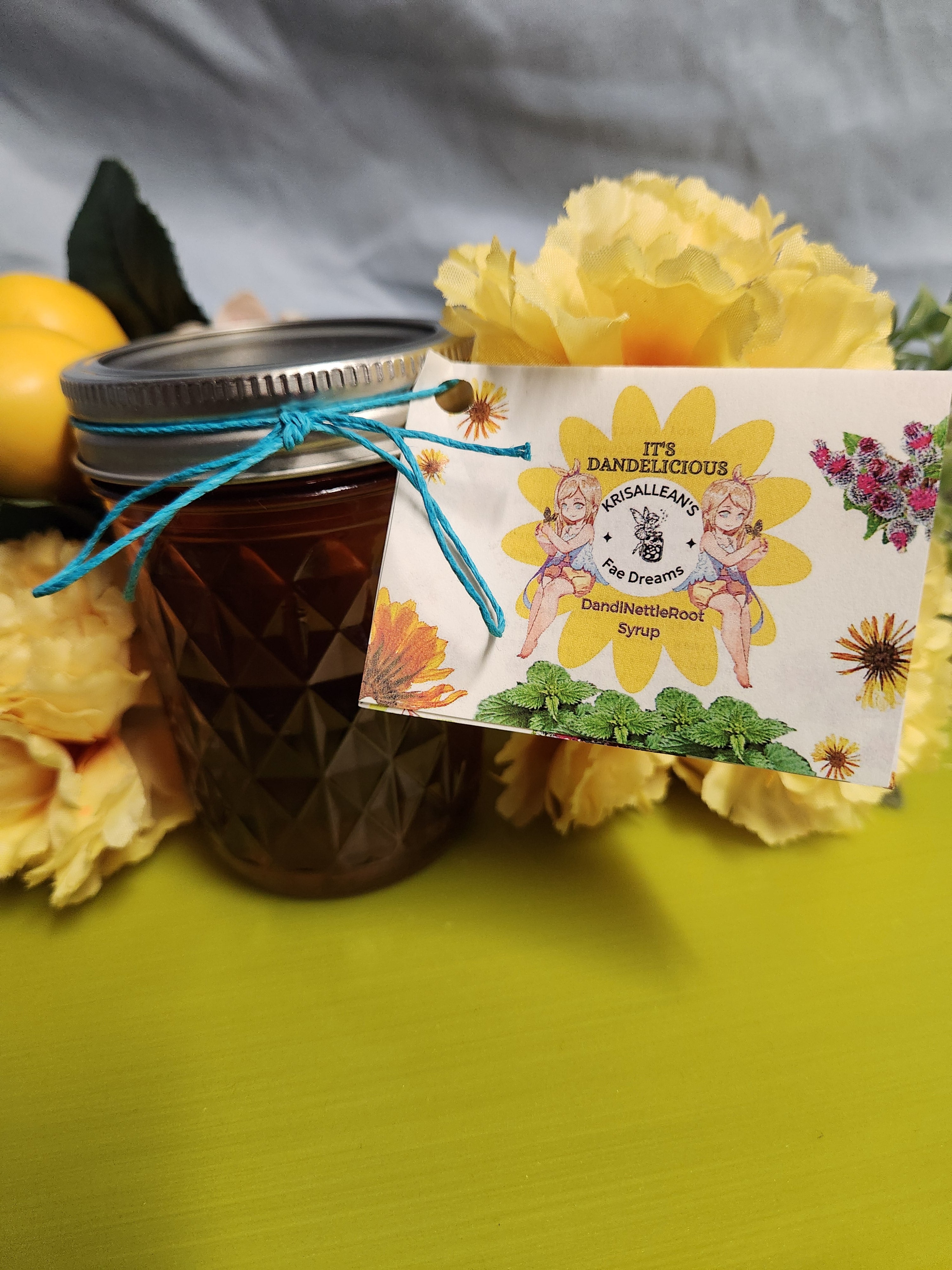 DandiNettleRoot Syrup (Half Pint/ 8oz)