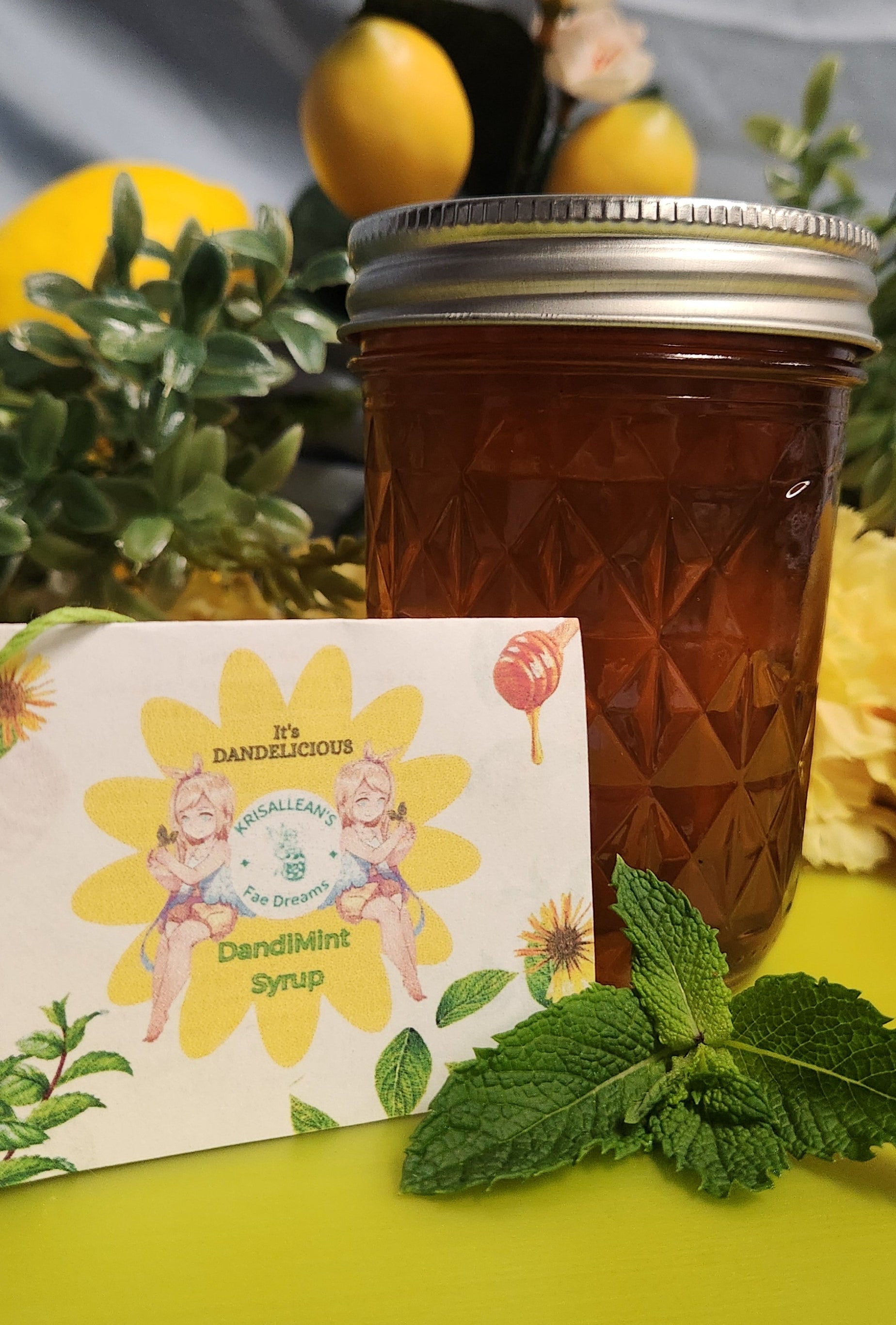 DandiMint Syrup (Half Pint/8oz)